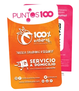 Tarjeta de lealtad Puntos100